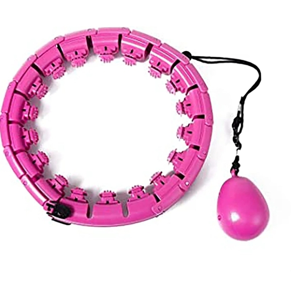 Weighted Smart Hula Hoop 2 in 1 for Abdomen Fitness and Weight Loss - Picture 2 of 10